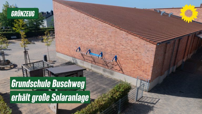 Grundschule Buschweg erhält große Solaranlage