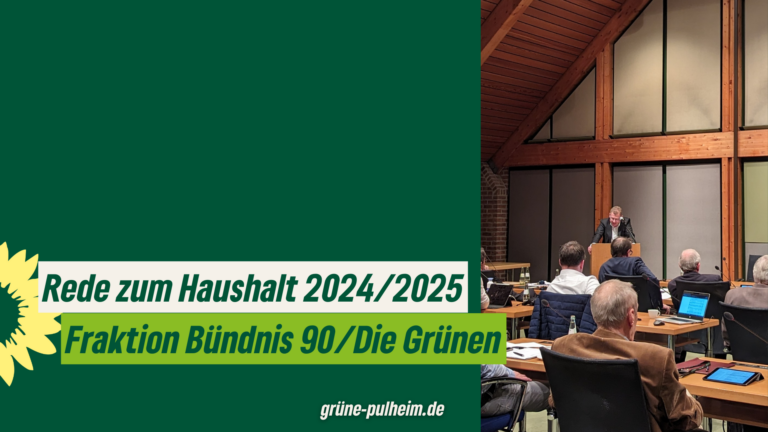 Rede zum Haushalt 2024/2025