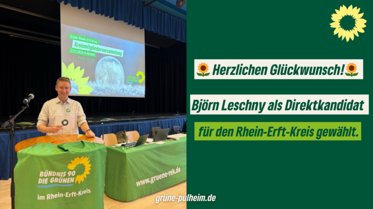 Zukunft gestalten: Björn Leschny für Rhein-Erft