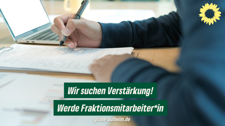 Wir suchen Verstärkung: Fraktionsmitarbeiter*in (m/w/d) in Teilzeit